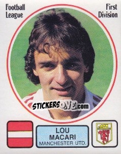 Sticker Lou Macari - UK Football 1981-1982 - Panini