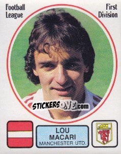 Sticker Lou Macari - UK Football 1981-1982 n. 163 - Panini