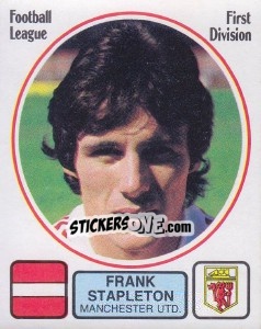Cromo Frank Stapleton - UK Football 1981-1982 - Panini