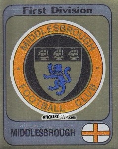 Sticker Badge - UK Football 1981-1982 n. 168 - Panini