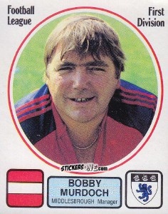 Cromo Bobby Murdoch - UK Football 1981-1982 - Panini