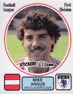 Sticker Mike Angus - UK Football 1981-1982 n. 177 - Panini
