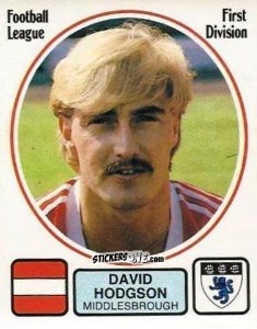 Figurina David Hodgson - UK Football 1981-1982 - Panini