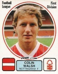Sticker Colin Walsh - UK Football 1981-1982 n. 194 - Panini
