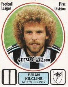 Sticker Kevin Kilcline - UK Football 1981-1982 - Panini