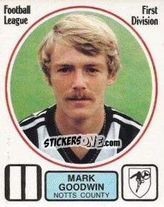 Figurina Mark Goodwin - UK Football 1981-1982 - Panini