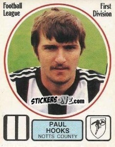 Figurina Paul Hooks - UK Football 1981-1982 - Panini