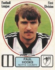 Sticker Paul Hooks - UK Football 1981-1982 n. 210 - Panini