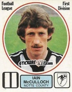 Cromo Iain McCulloch - UK Football 1981-1982 - Panini