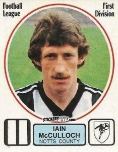 Sticker Iain McCulloch - UK Football 1981-1982 - Panini