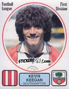 Figurina Kevin Keegan - UK Football 1981-1982 - Panini