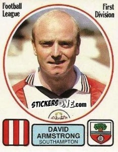 Figurina David Armstrong - UK Football 1981-1982 - Panini