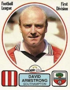 Figurina David Armstrong - UK Football 1981-1982 n. 225 - Panini