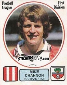 Figurina Mike Channon - UK Football 1981-1982 - Panini