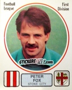 Cromo Peter Fox - UK Football 1981-1982 - Panini