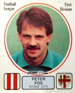 Cromo Peter Fox - UK Football 1981-1982 - Panini