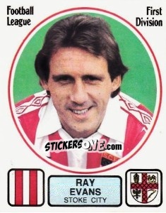 Cromo Ray Evans - UK Football 1981-1982 - Panini