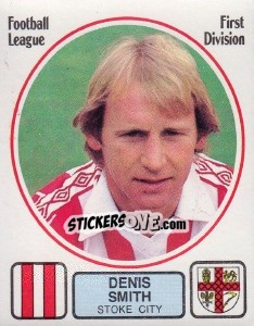 Figurina Denis Smith - UK Football 1981-1982 - Panini