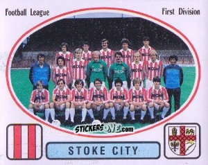 Sticker Team Photo - UK Football 1981-1982 - Panini