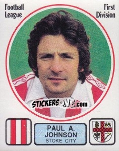Sticker Paul A.Johnston - UK Football 1981-1982 - Panini