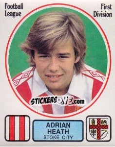 Figurina Adrian Heath - UK Football 1981-1982 - Panini