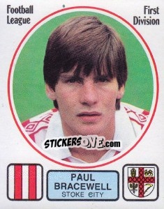 Sticker Paul Bracewell - UK Football 1981-1982 - Panini