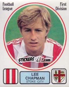 Cromo Lee Chapman - UK Football 1981-1982 - Panini