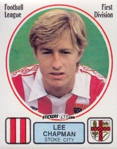 Sticker Lee Chapman - UK Football 1981-1982 - Panini