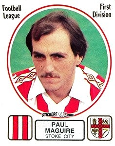 Cromo Paul Maguire - UK Football 1981-1982 - Panini