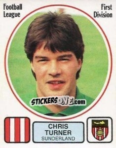 Sticker Chris Turner - UK Football 1981-1982 - Panini