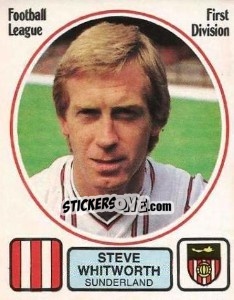 Sticker Steve Whitworth - UK Football 1981-1982 - Panini