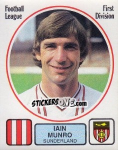 Figurina Iain Munro - UK Football 1981-1982 - Panini