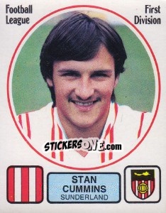 Cromo Stan Cummins - UK Football 1981-1982 - Panini
