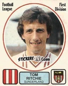 Figurina Tom Ritchie - UK Football 1981-1982 - Panini