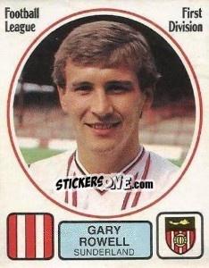 Sticker Gary Rowell - UK Football 1981-1982 - Panini