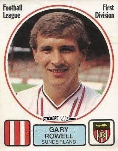 Sticker Gary Rowell - UK Football 1981-1982 - Panini