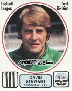 Cromo David Stewart - UK Football 1981-1982 - Panini