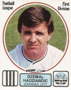 Figurina Dzemal Hadziabdic - UK Football 1981-1982 - Panini