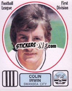 Sticker Colin Irwin - UK Football 1981-1982 - Panini