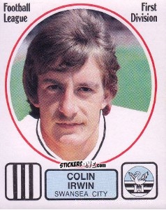 Sticker Colin Irwin - UK Football 1981-1982 n. 262 - Panini