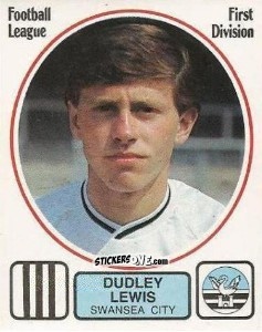 Cromo Dudley Lewis - UK Football 1981-1982 - Panini