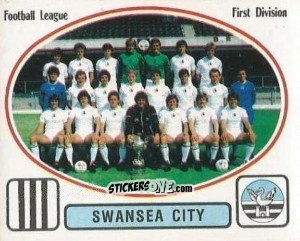 Cromo Team Photo - UK Football 1981-1982 - Panini