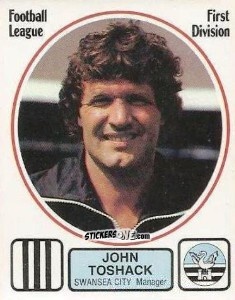 Sticker John Toshack - UK Football 1981-1982 - Panini