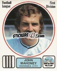 Cromo John Mahoney - UK Football 1981-1982 - Panini