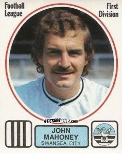 Sticker John Mahoney - UK Football 1981-1982 - Panini