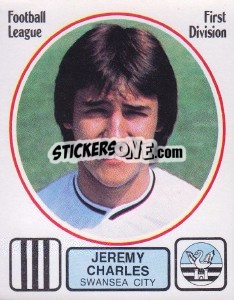 Sticker Jeremy Charles - UK Football 1981-1982 - Panini