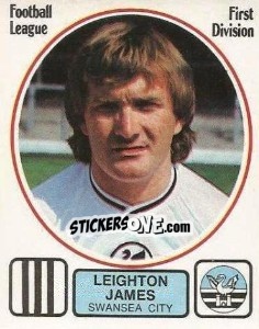 Sticker Leighton James - UK Football 1981-1982 - Panini