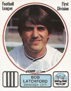 Cromo Bob Latchford - UK Football 1981-1982 - Panini