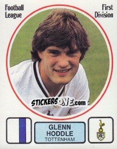 Cromo Glenn Hoddle - UK Football 1981-1982 - Panini