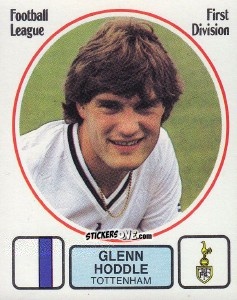 Sticker Glenn Hoddle - UK Football 1981-1982 n. 283 - Panini
